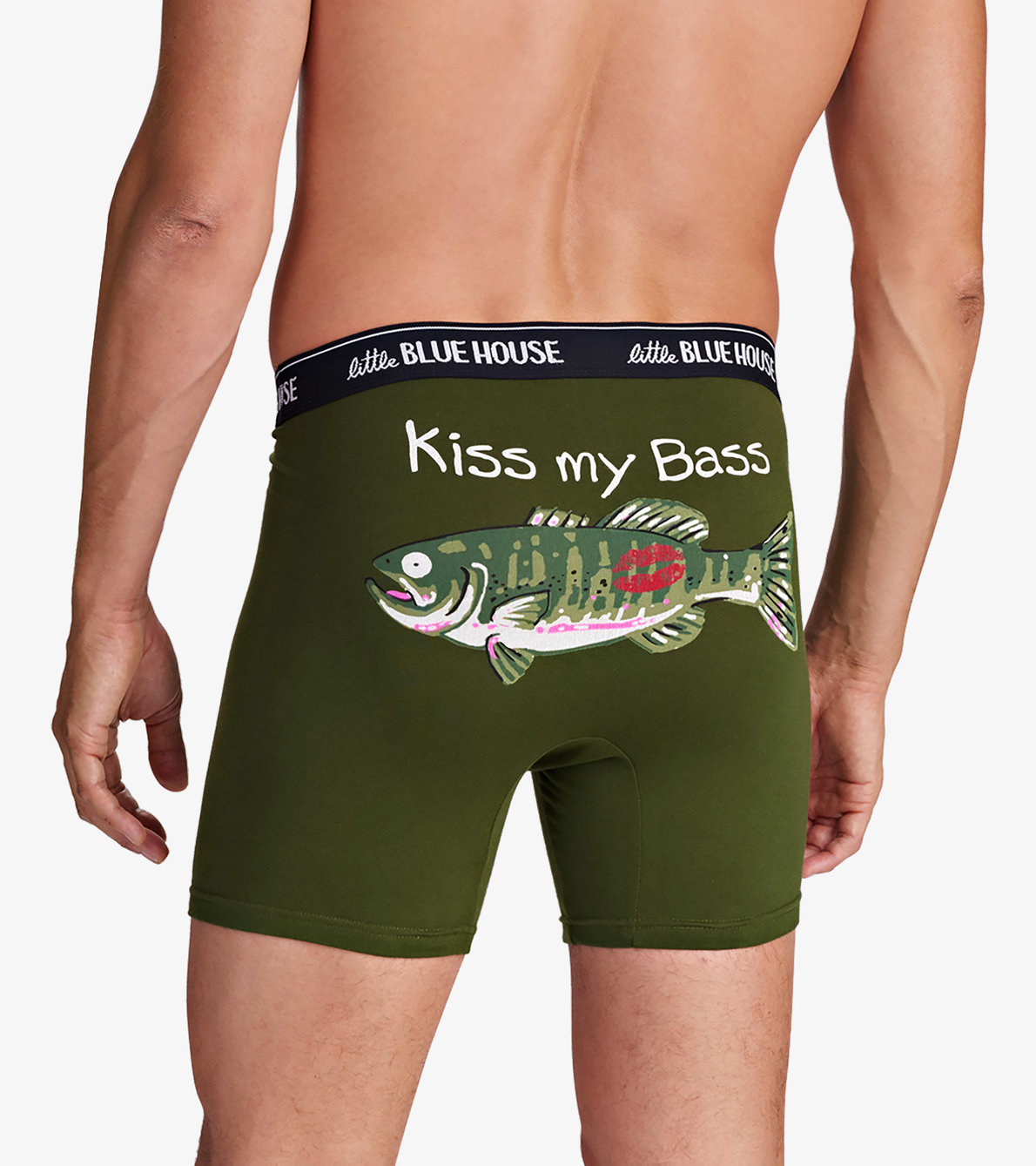 View larger image of Kiss my Bass Men's Boxer Briefs