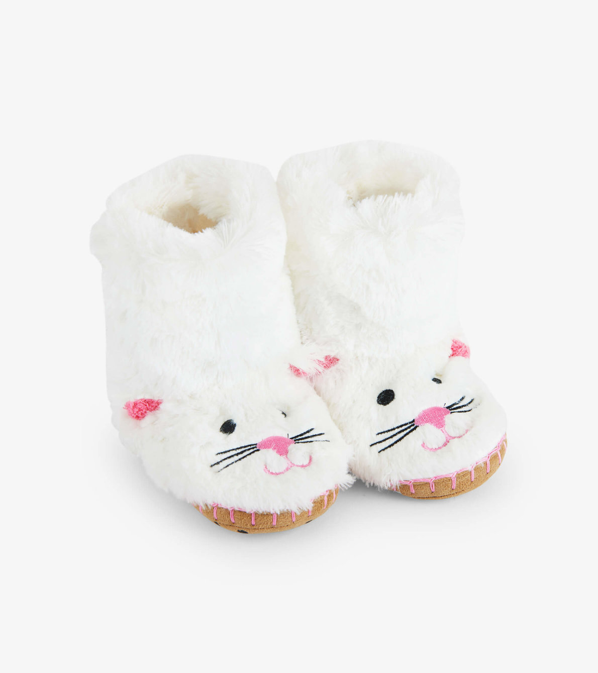 View larger image of Kitty Cat Kids Fuzzy Slouch Slippers