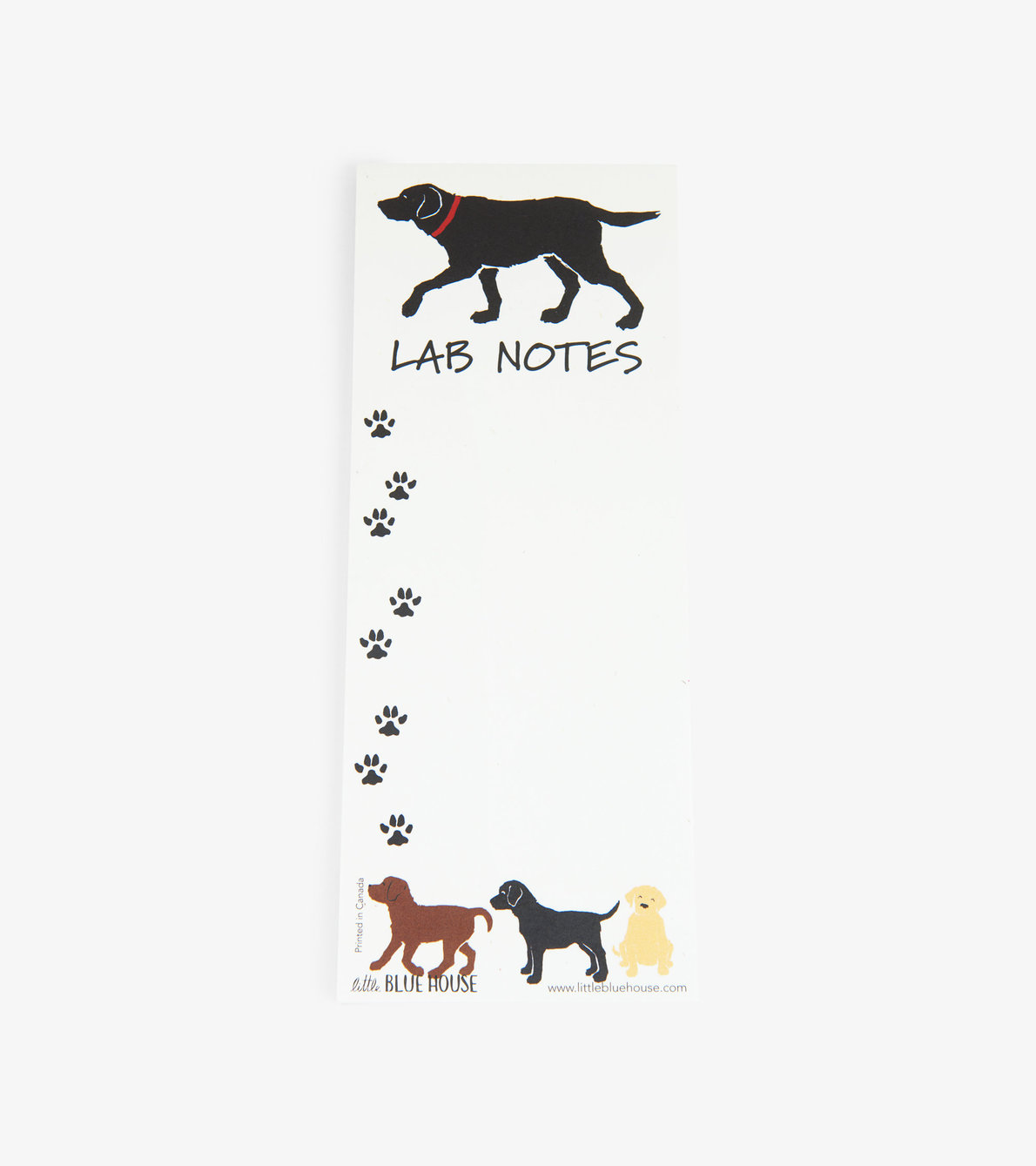 Agrandir l'image de Bloc-notes aimanté – Labradors « Lab Notes » 