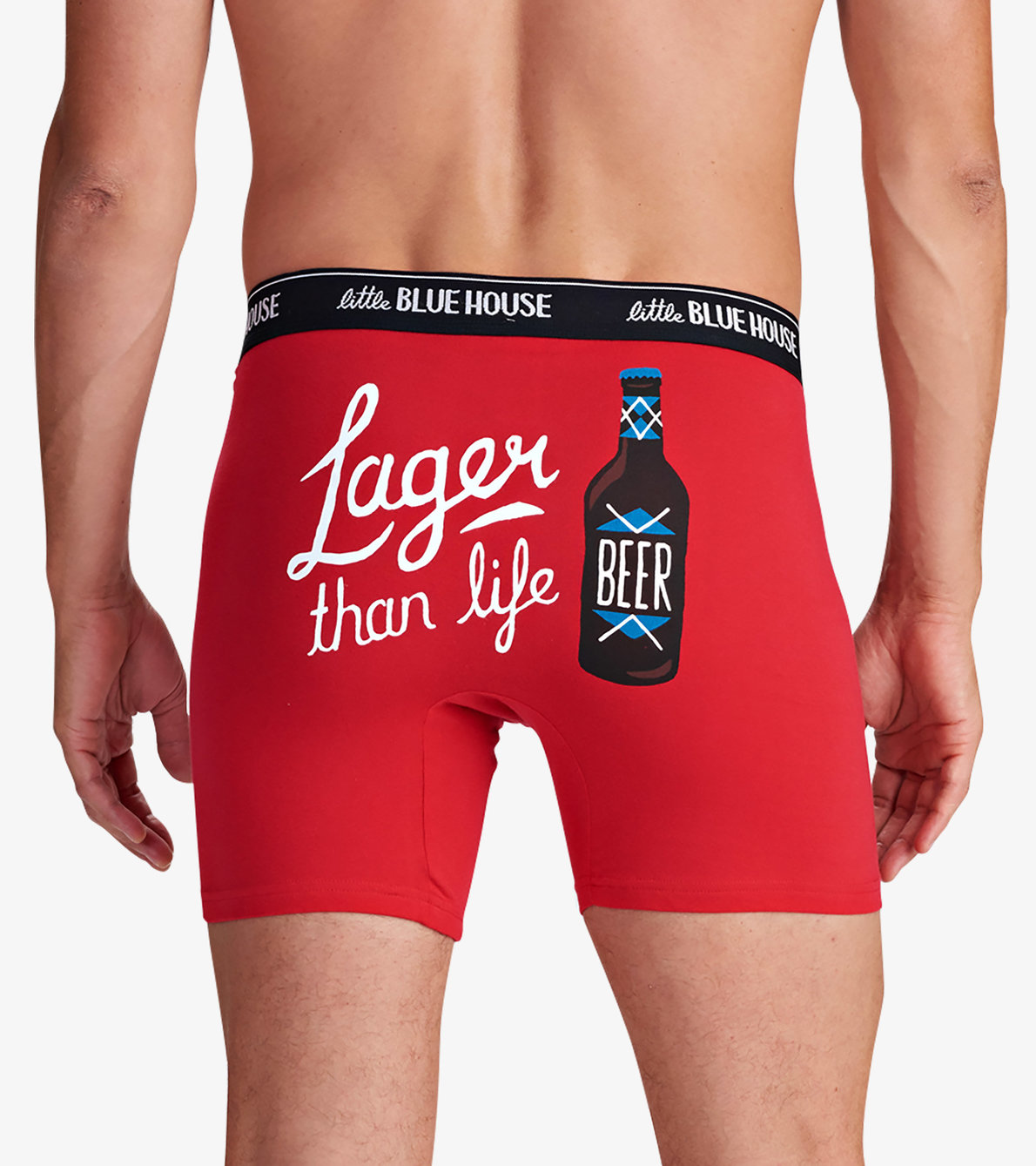 Agrandir l'image de Caleçon pour homme – Bière « Lager Than Life »