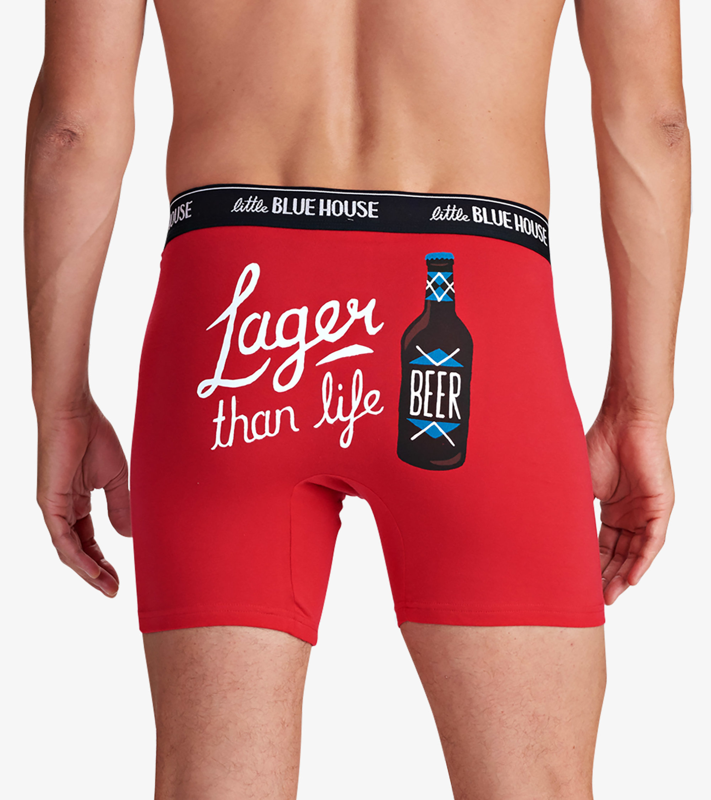 Lager Than life Men's Boxer Briefs - Little Blue House US