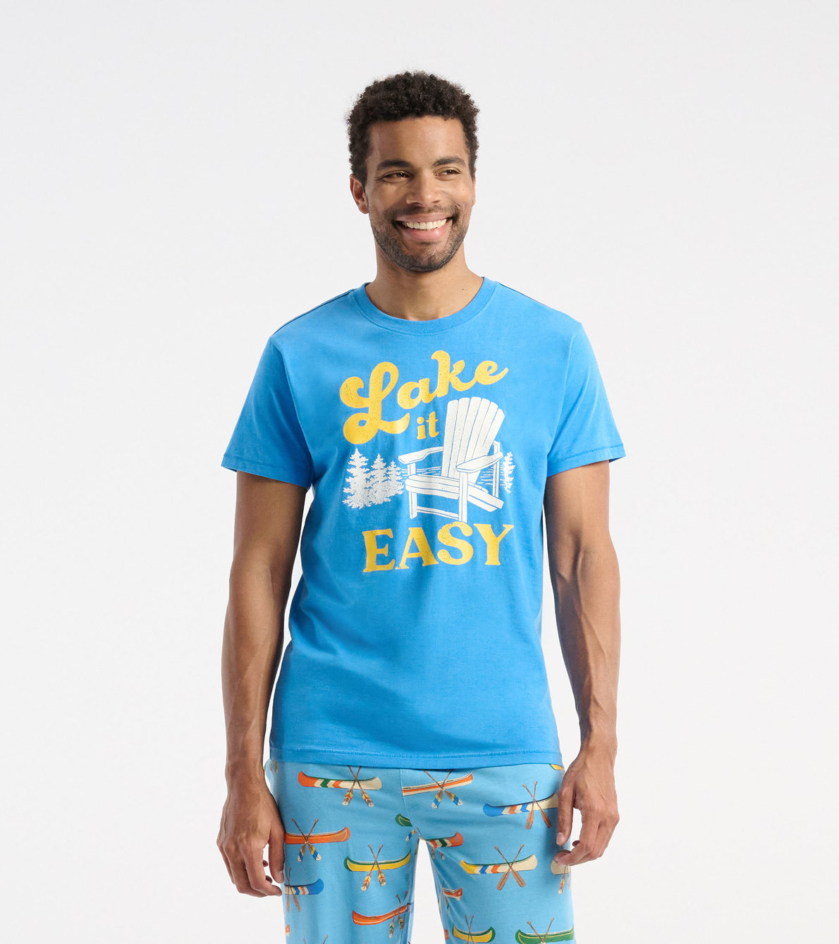 Agrandir l'image de T-shirt pour homme – Fauteuil Muskoka « Lake it Easy »