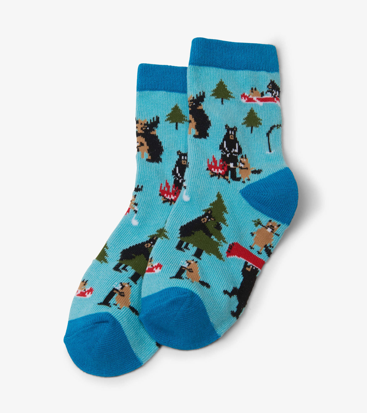 View larger image of Life in the Wild Blue Kids Crew Socks