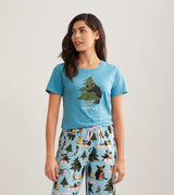 T-shirt de pyjama pour femme – Vie dans la nature