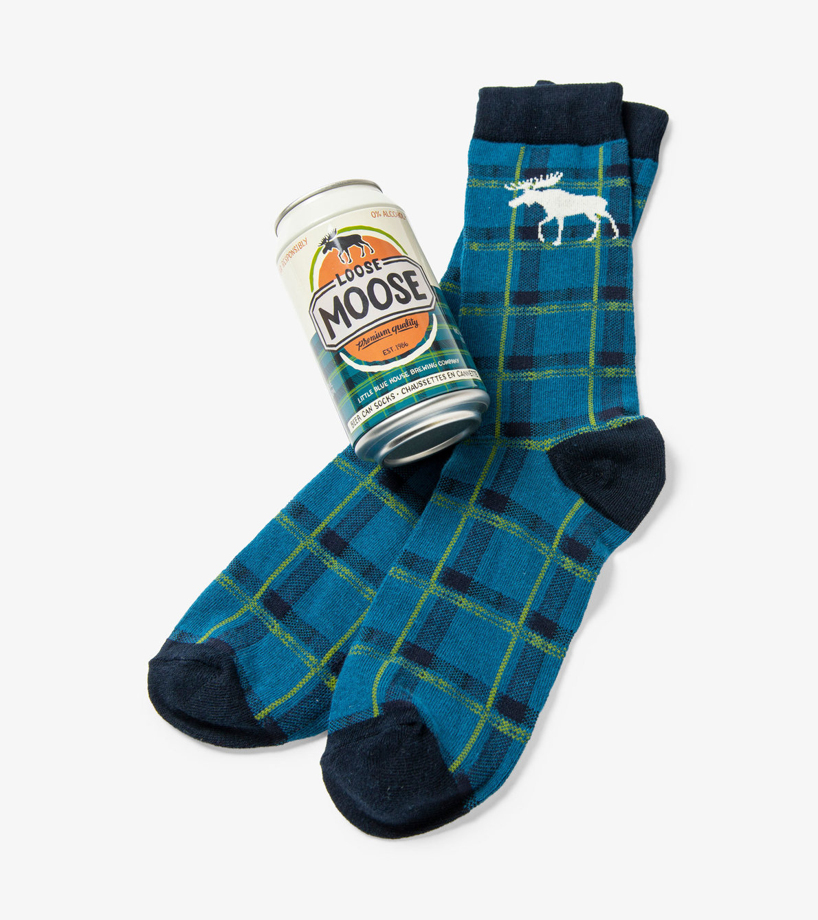 View larger image of Loose Moose Men's Beer Can Socks