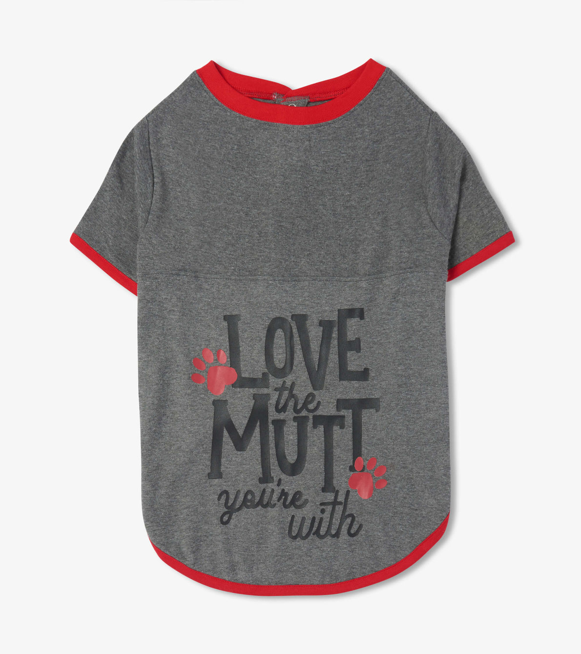 Agrandir l'image de T-shirt pour chien – Empreintes « Love The Mutt »