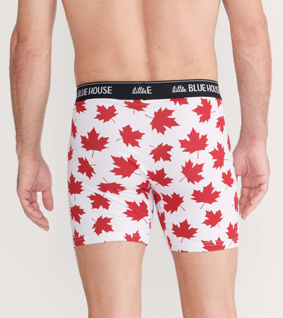 Made In Canada Men's Boxer Briefs - Little Blue House US