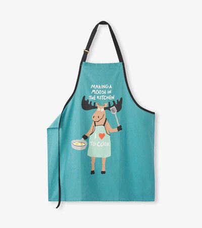 Making a Moose In The Kitchen Apron