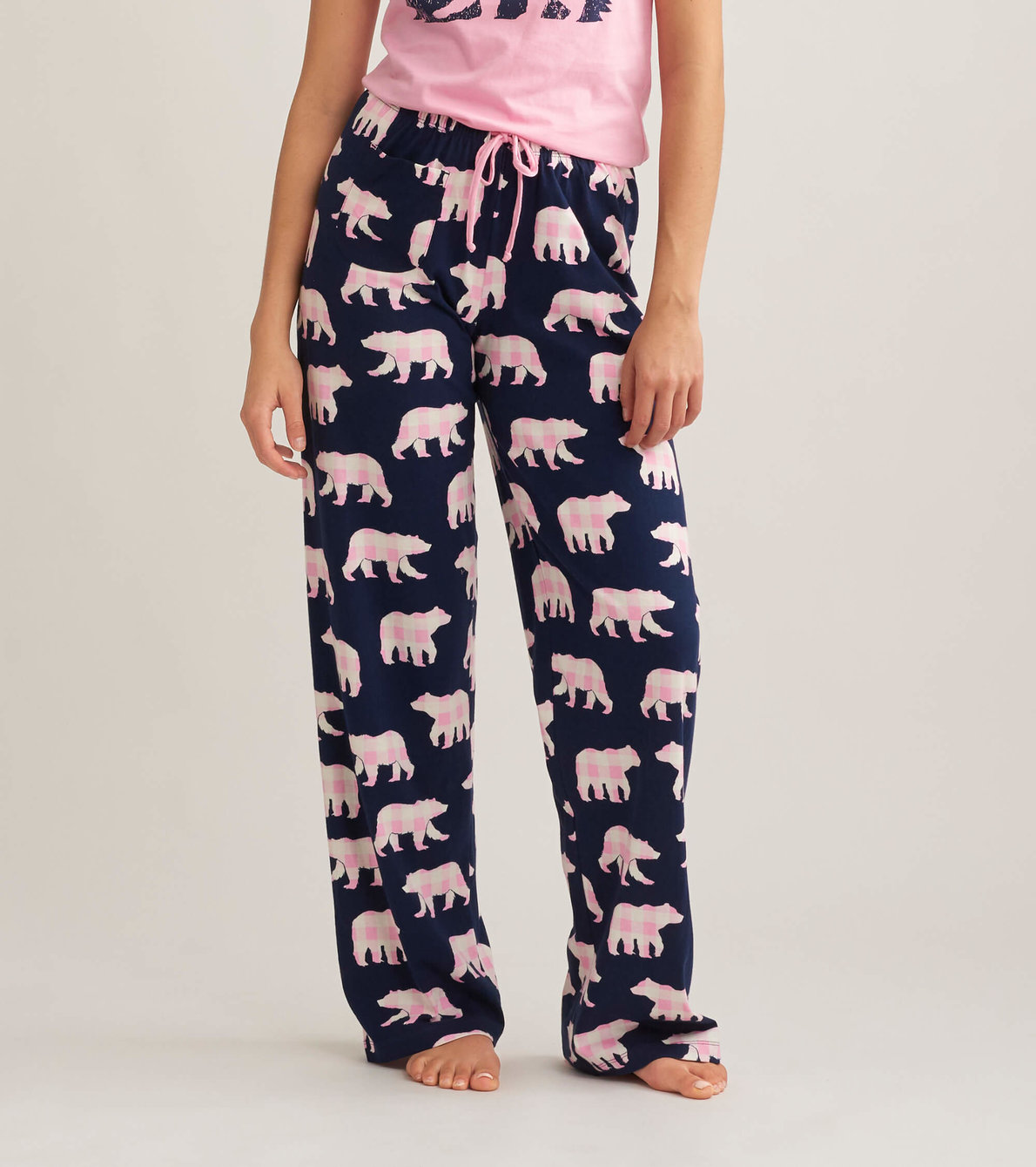 Agrandir l'image de Pantalon de pyjama en jersey pour femme – Maman ourse