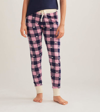 Women's Pajama Pants Cotton Lounge Pants Plaid PJS Bottoms - Turquoise -  CC1895D0NT3