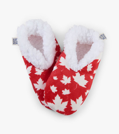 Maple Leaves Women's Warm and Cozy Slippers