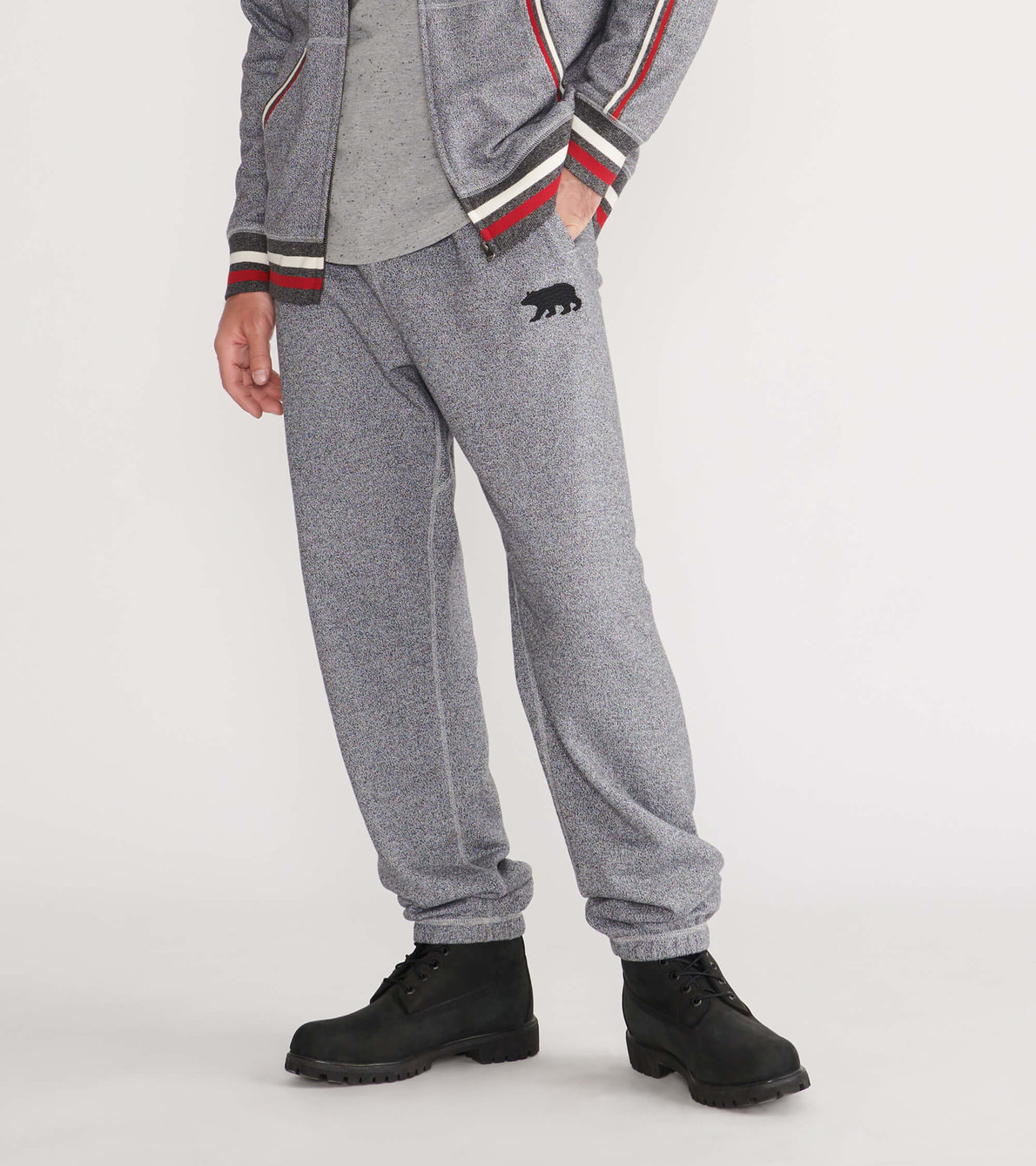 View larger image of Marled Grey Bear Men's Heritage Joggers