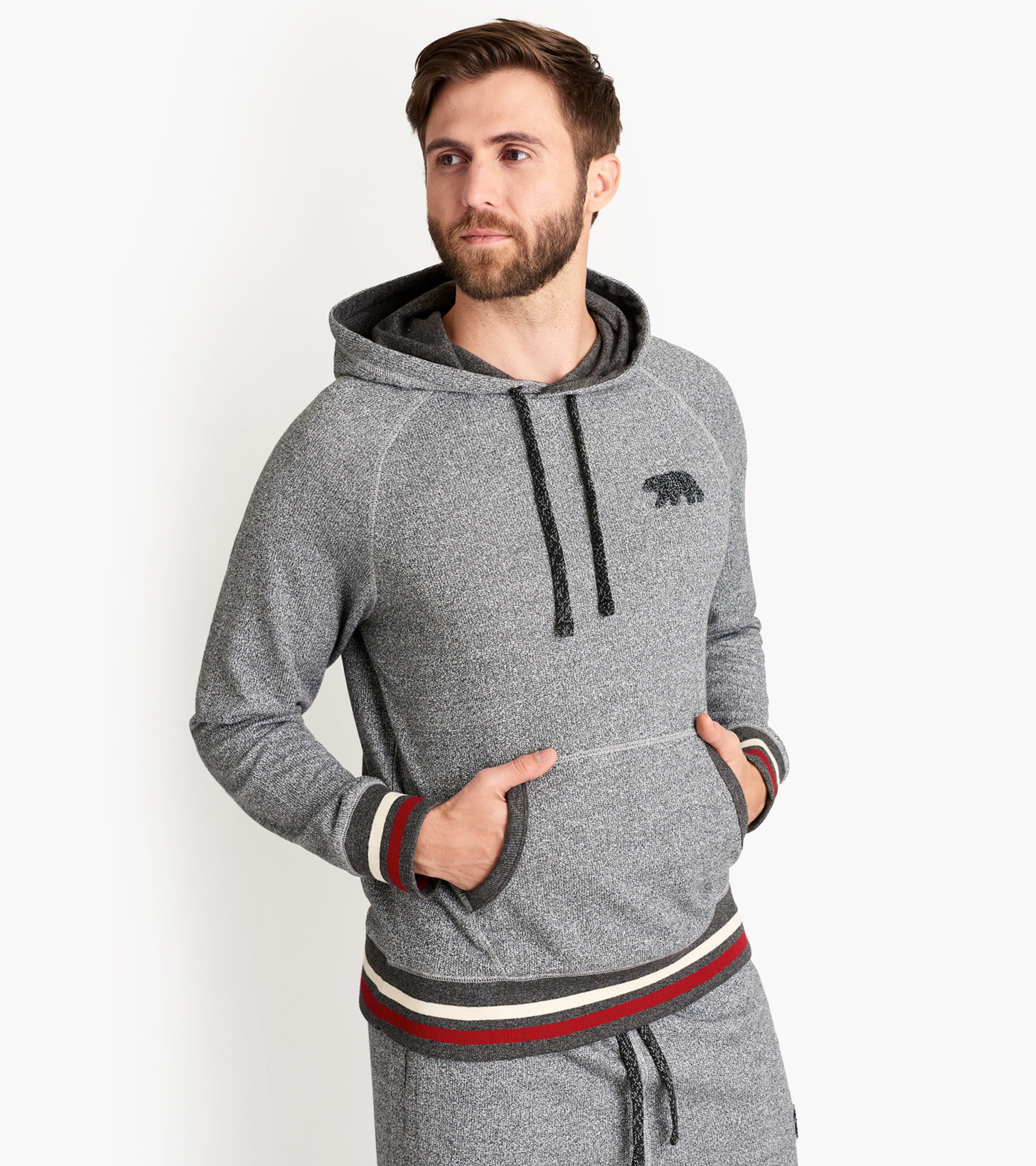 Men's Hoodies Superdry Grey Hooded Loungewear