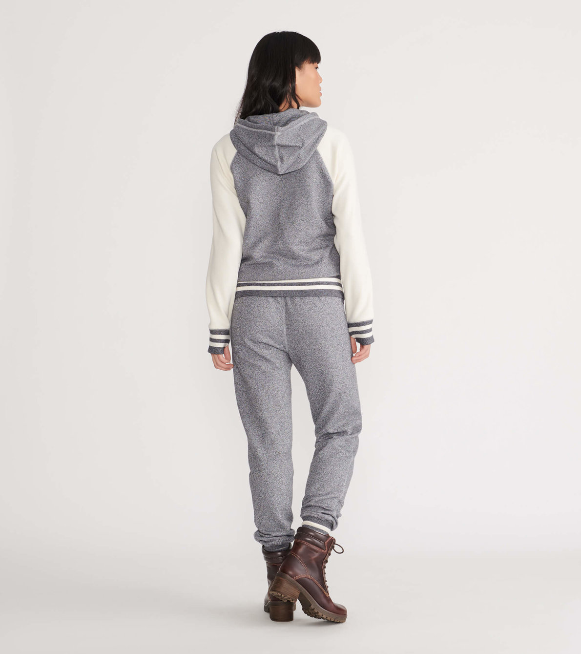 View larger image of Marled Grey Moose Women's Heritage Pullover Hoodie