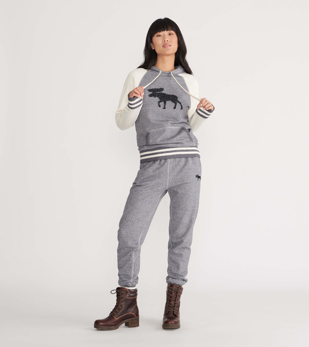 View larger image of Marled Grey Moose Women's Heritage Separates with Pullover Hoodie