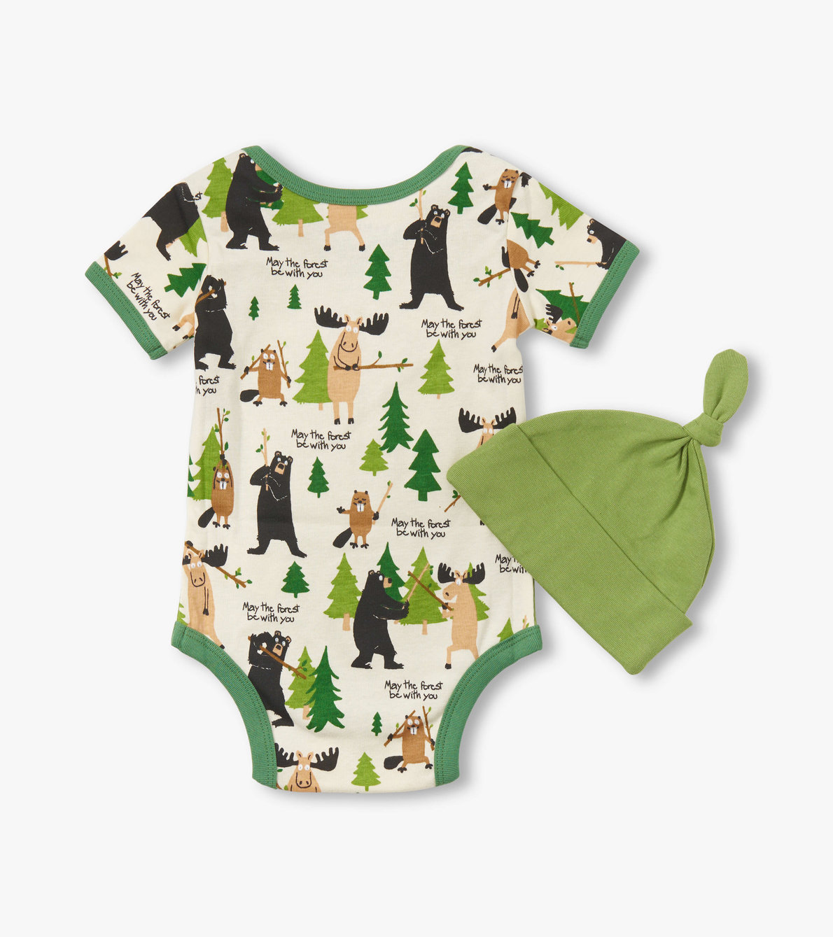 View larger image of May The Forest Be With You Baby Bodysuit & Hat