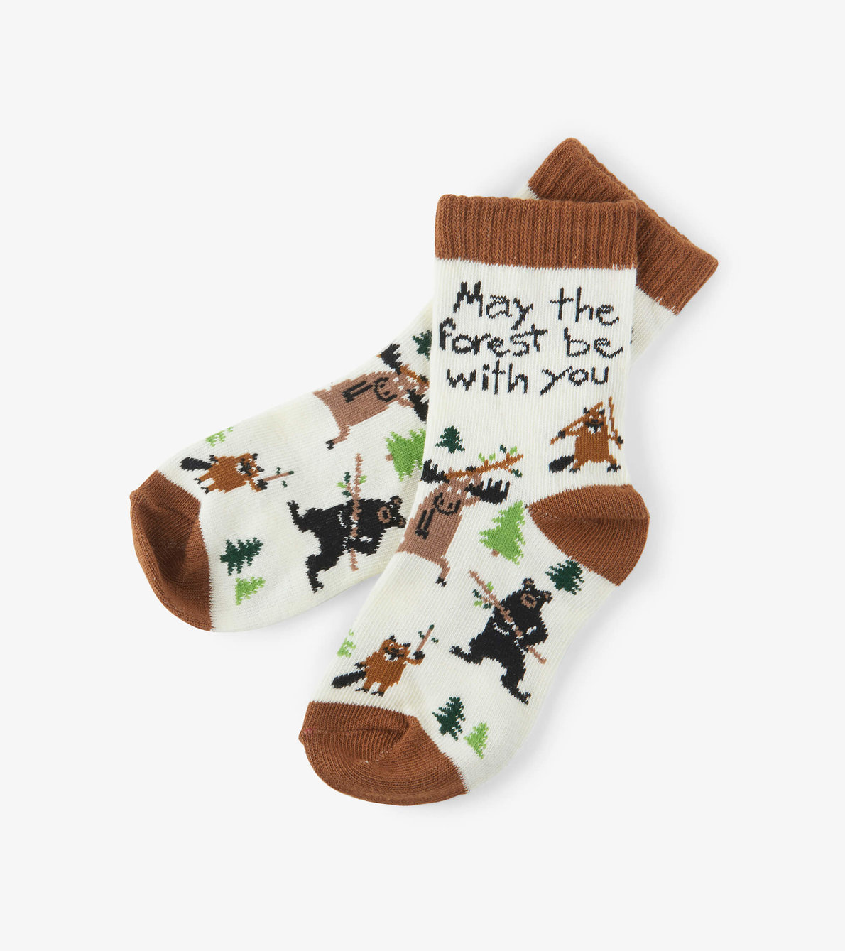 View larger image of May the Forest be with You Kids Crew Socks