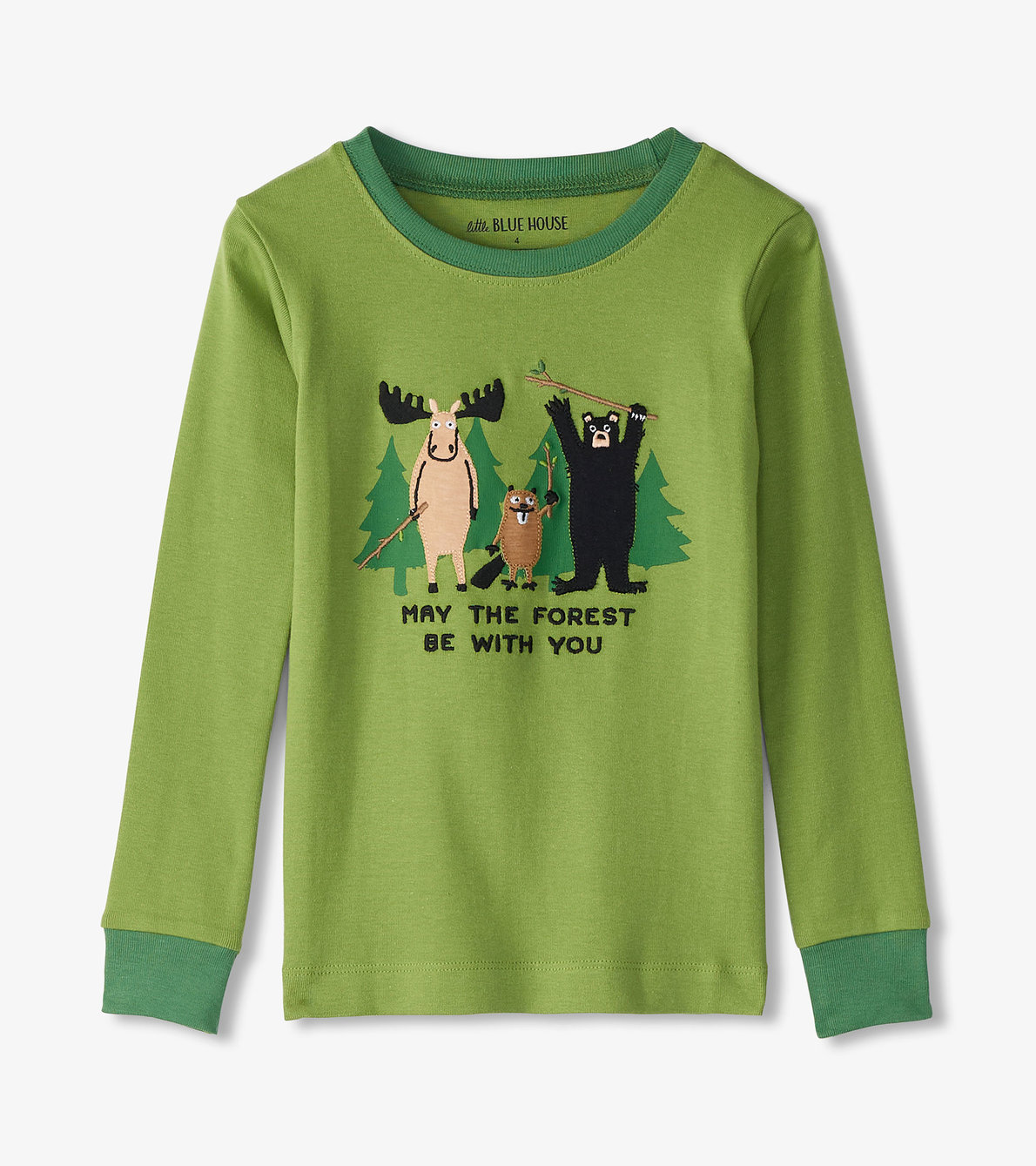 Agrandir l'image de Pyjama pour enfant – Animaux des bois « May the Forest Be With you »