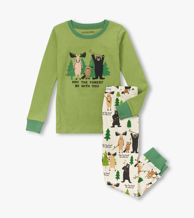 May The Forest Be With You Kids Pajama Set