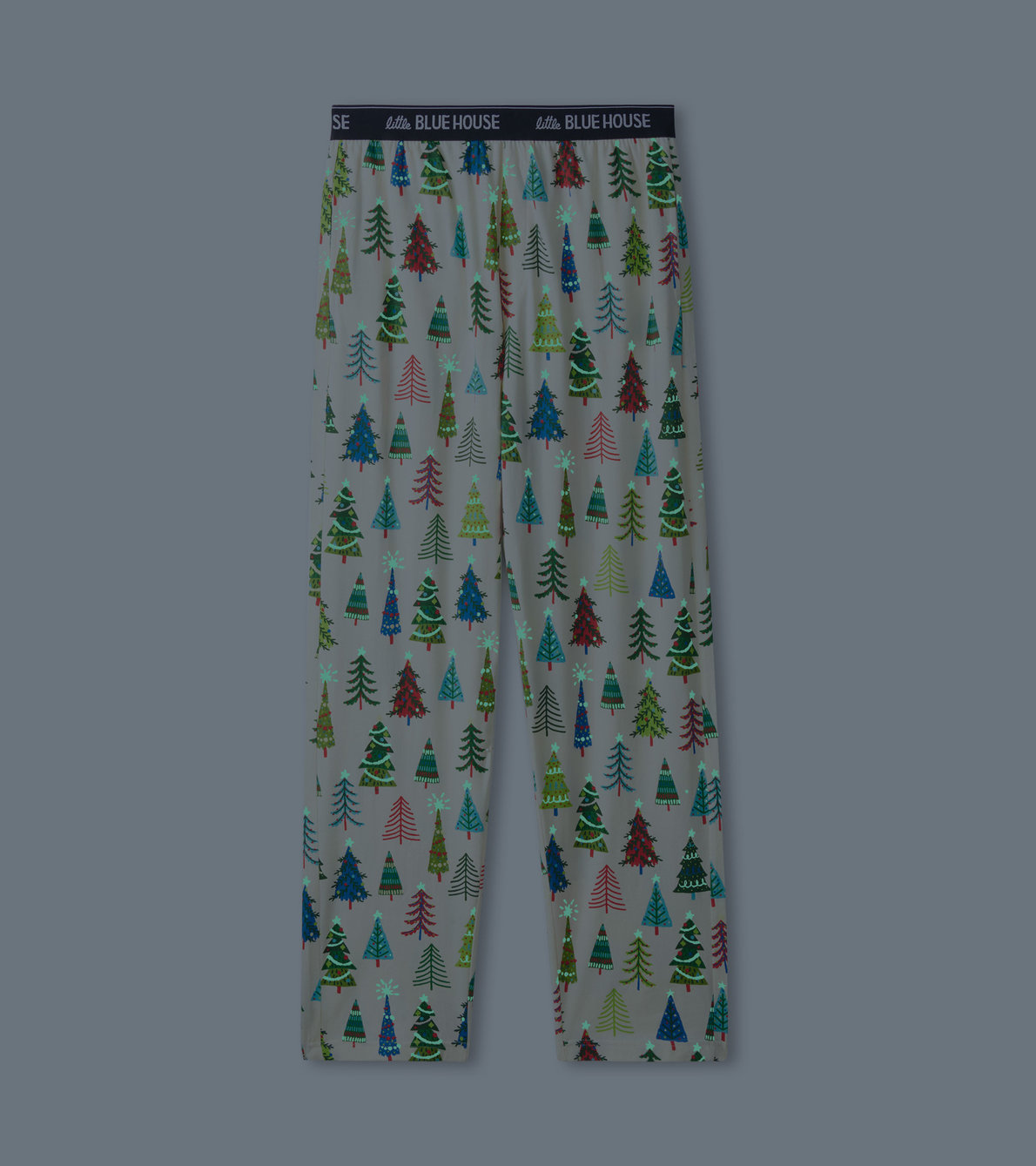 Agrandir l'image de Pantalon de pyjama en jersey pour homme – Sapins de Noël