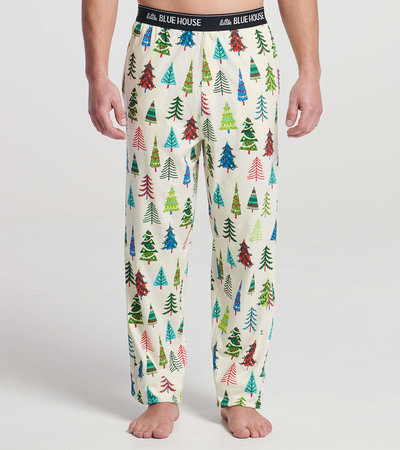 Pantalon de pyjama en jersey pour homme – Sapins de Noël