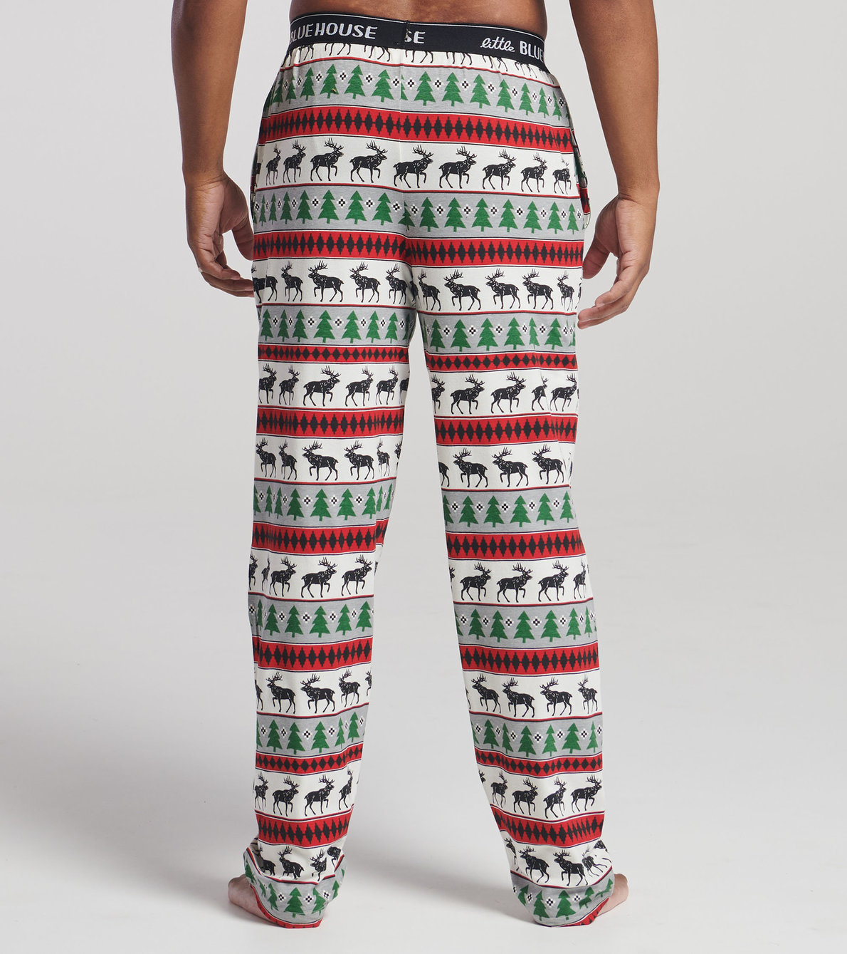 View larger image of Men's Elk Fair Isle Jersey Pajama Pants