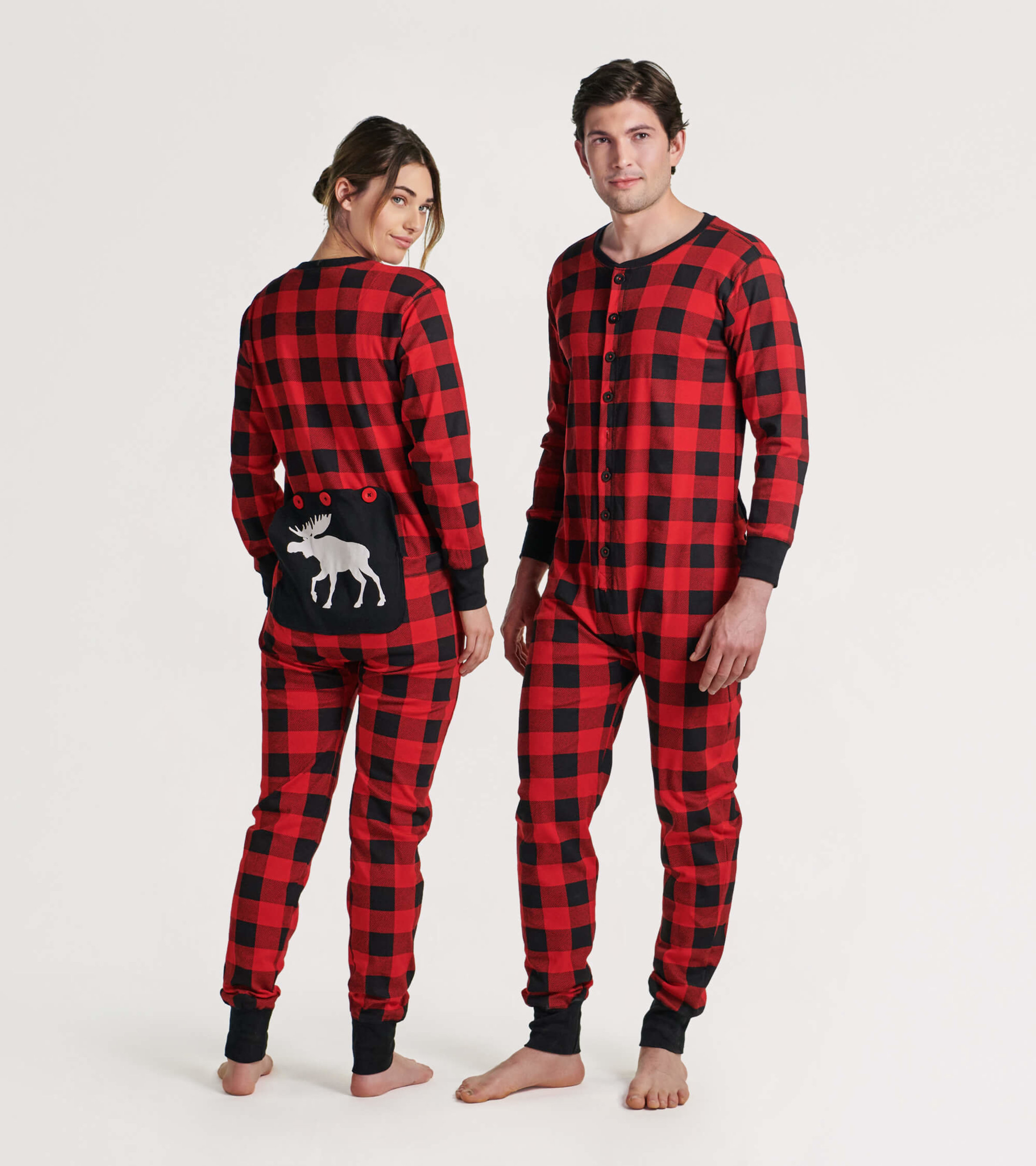PREORDER: Matching Family Pajamas in Buffalo Plaid – Aimaleigh's