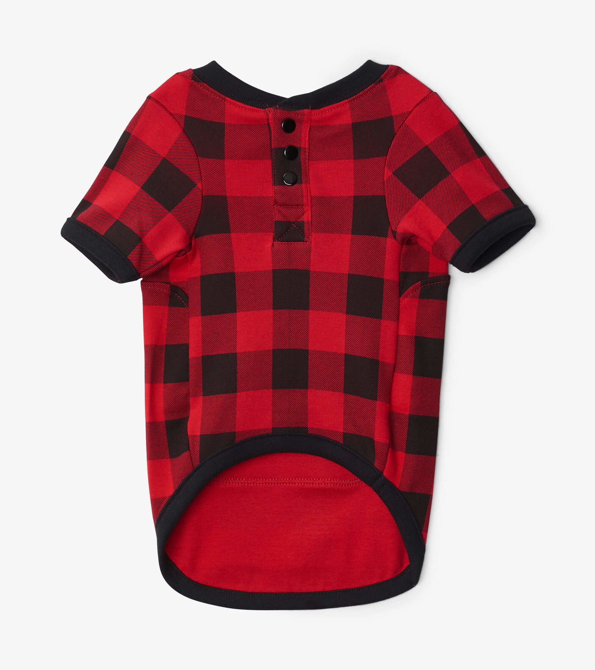 Agrandir l'image de T-Shirt pour chien – Orignal sur tartan rouge et noir