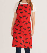 Moose on Red Apron