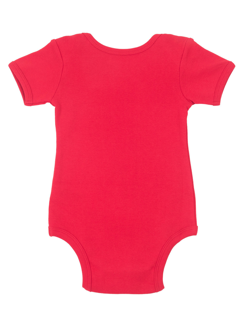 View larger image of Moose on Red Baby Bodysuit with Hat