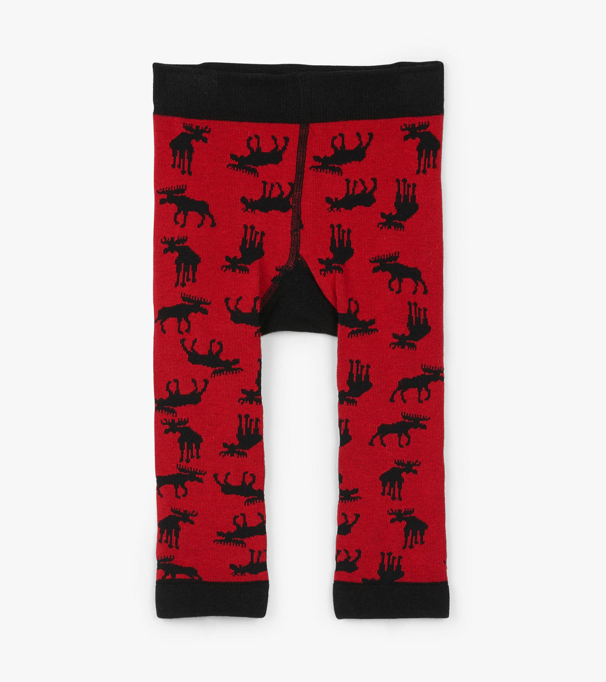 View larger image of Moose on Red Baby Tights
