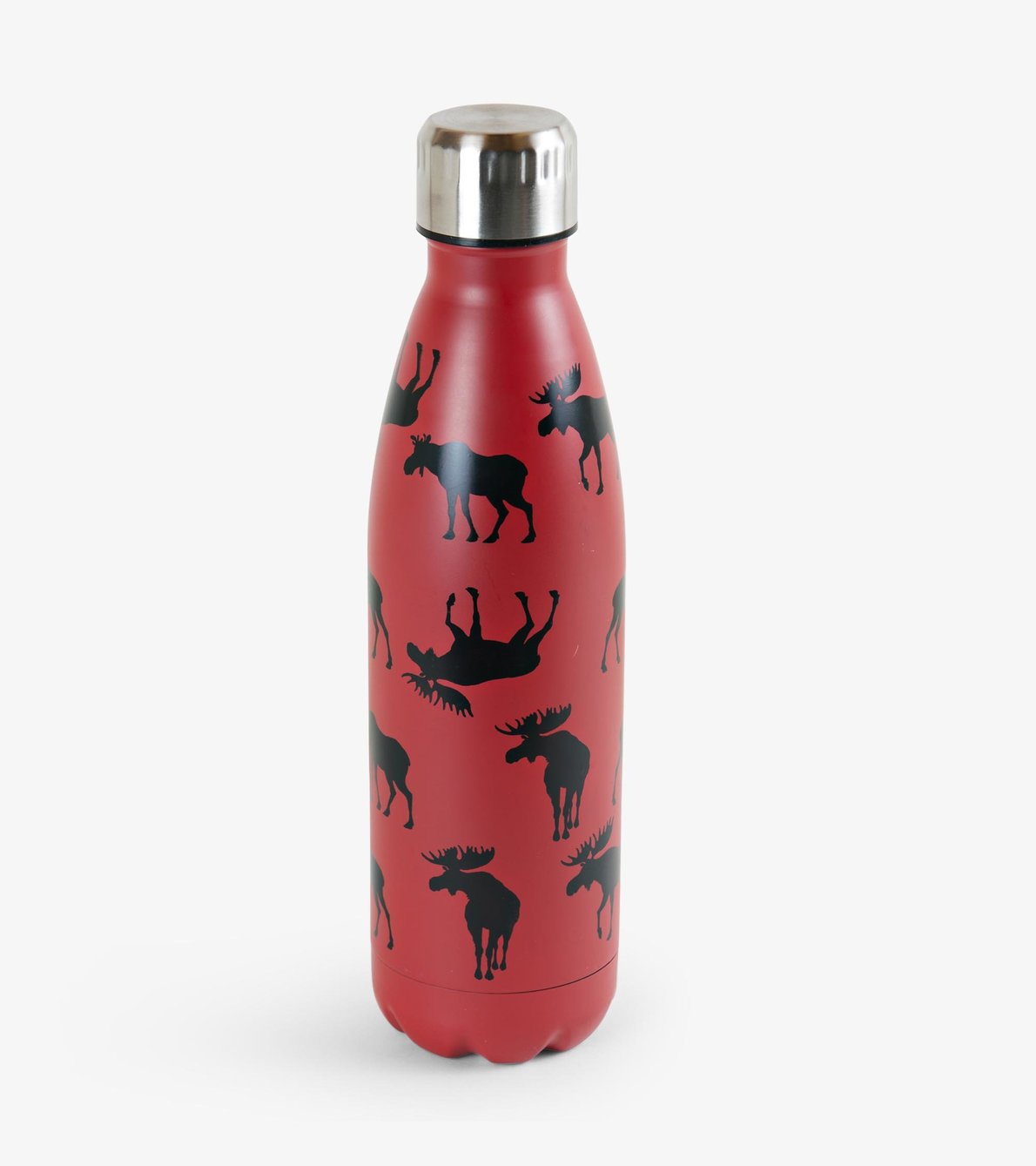 View larger image of Moose on Red Travel Bottle
