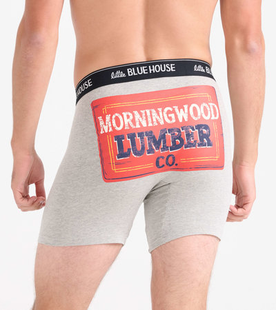 Caleçon boxeur pour homme – Affiche « Morningwood Lumber »