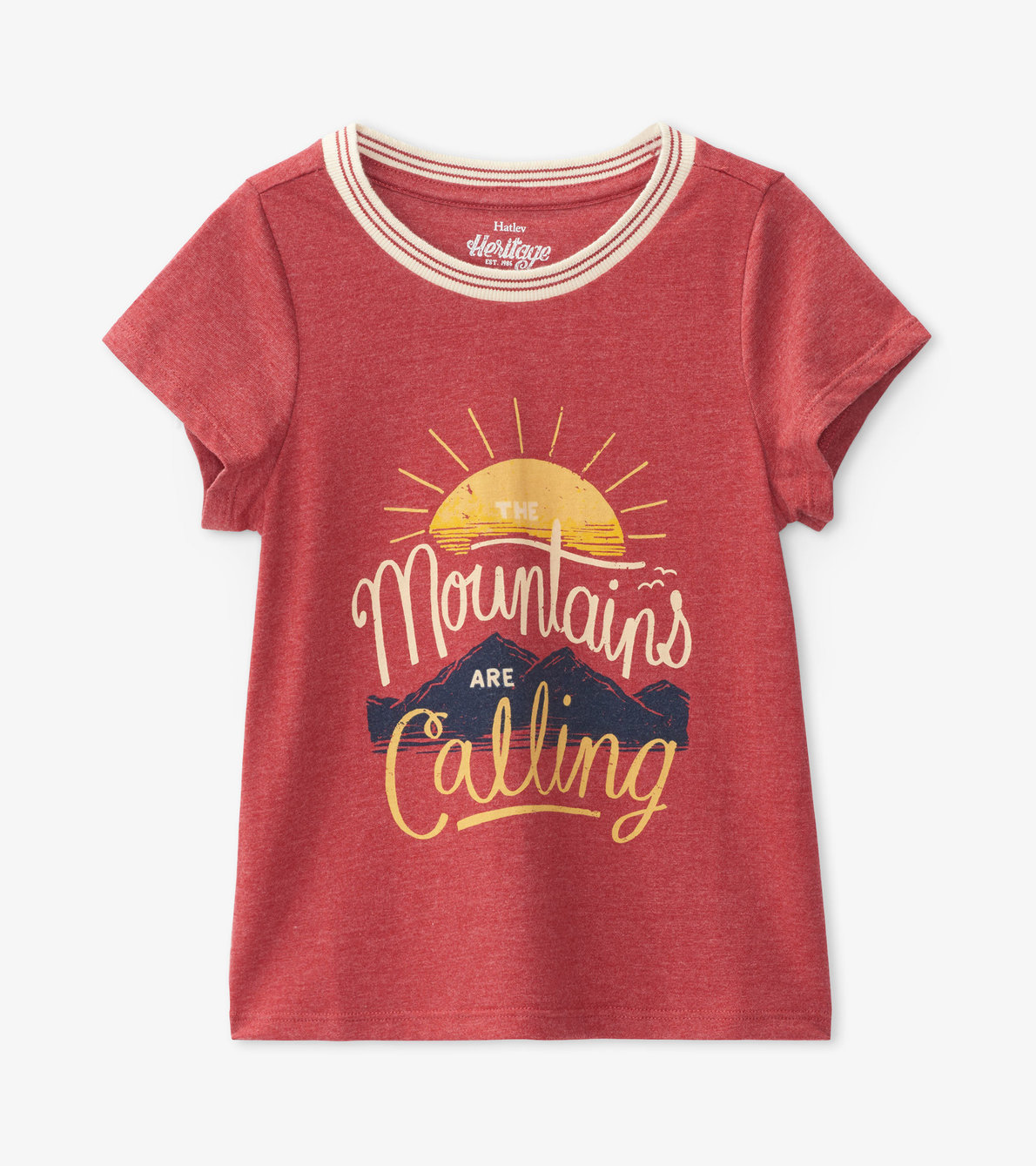 Agrandir l'image de T-shirt pour enfant collection Heritage – Montagnes « Mountains are calling »