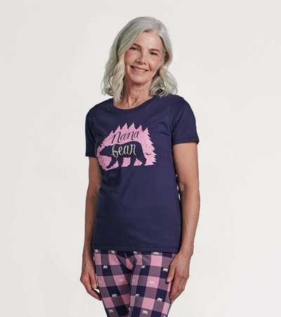 Nana Bear Women's Pajama T-Shirt