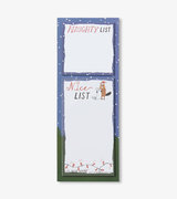 Naughty & Nice Sticky Notes & Magnetic List