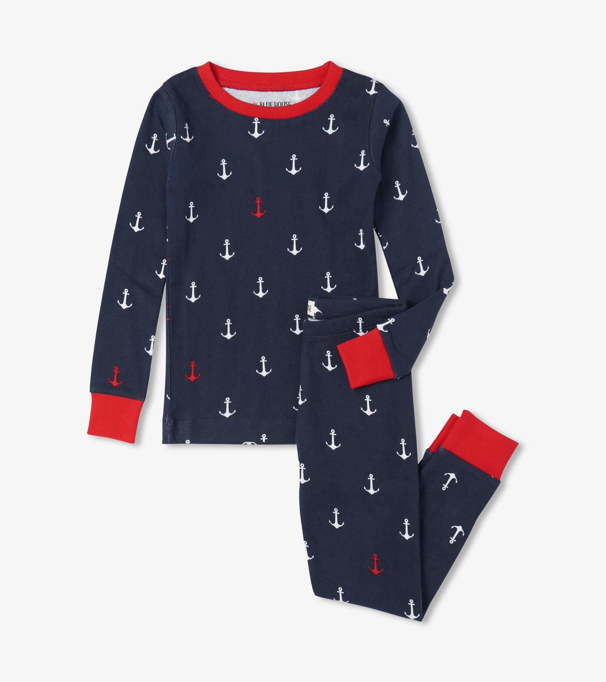 View larger image of Nautical Anchors Kids Pajama Set