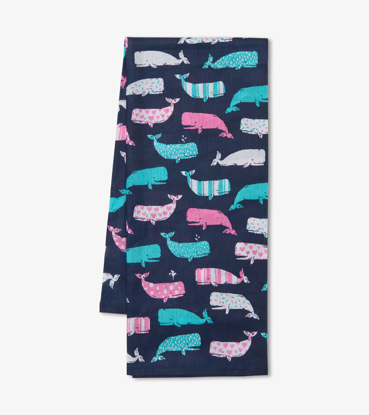 View larger image of Nautical Whale Tea Towel