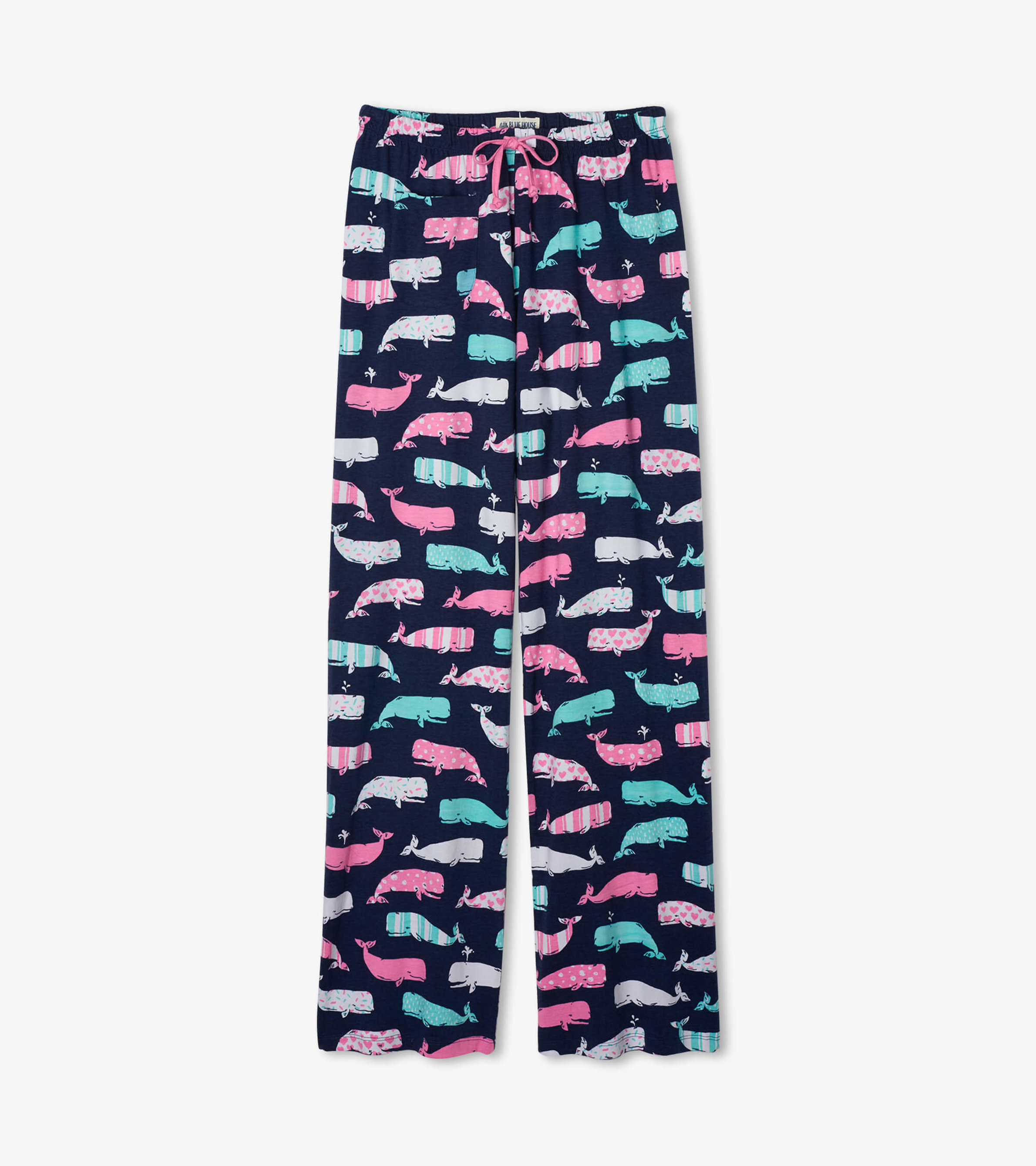 Womens Sharks Blue Floral Pattern Soft Drawstring Yoga Lounge Sleepwear  Pajama Pants XS-XL at  Women's Clothing store