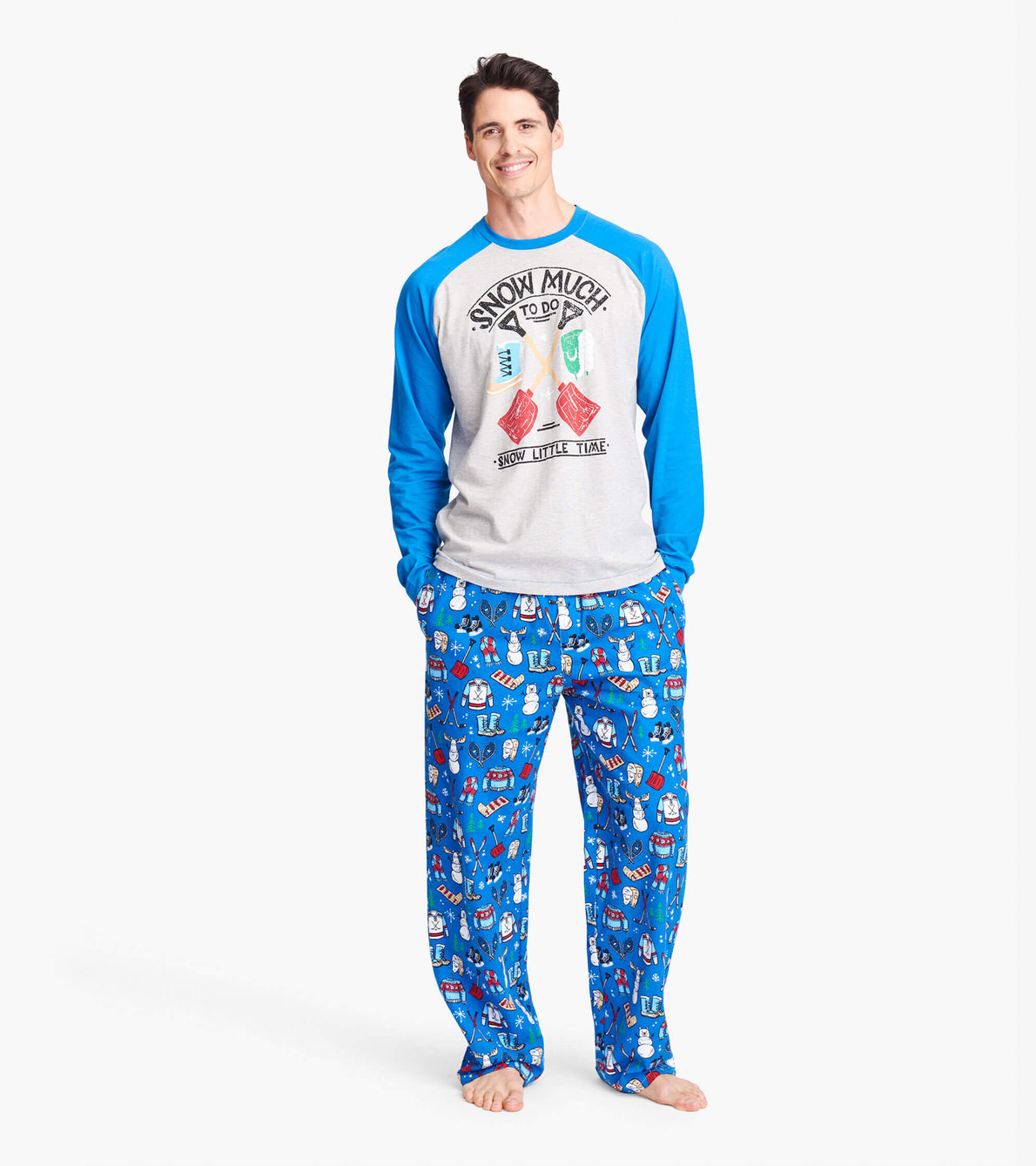 View larger image of Navy Winter Traditions Men's Flannel Pajama Pants