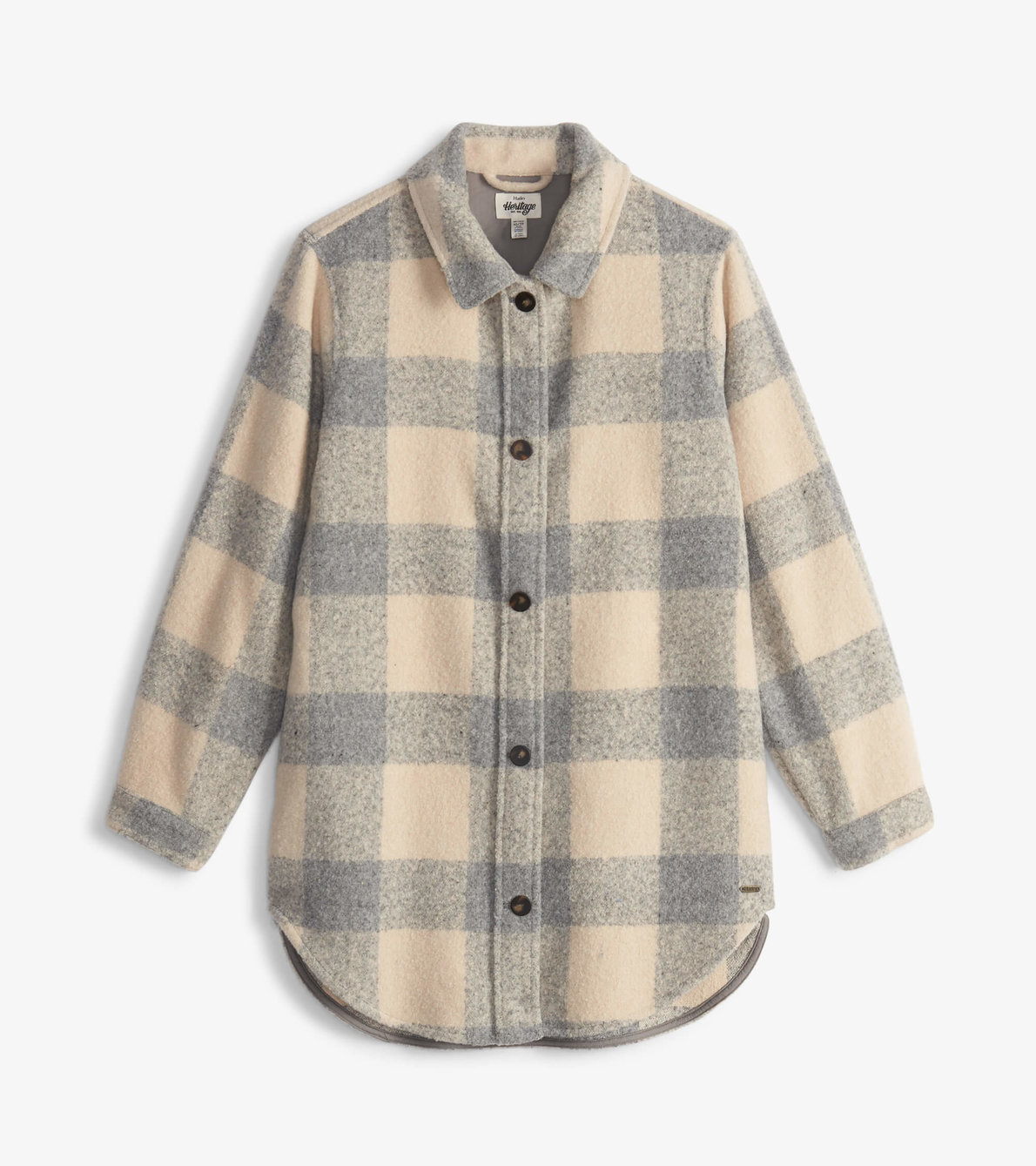 View larger image of Neutral Plaid Heritage Women's Overshirt