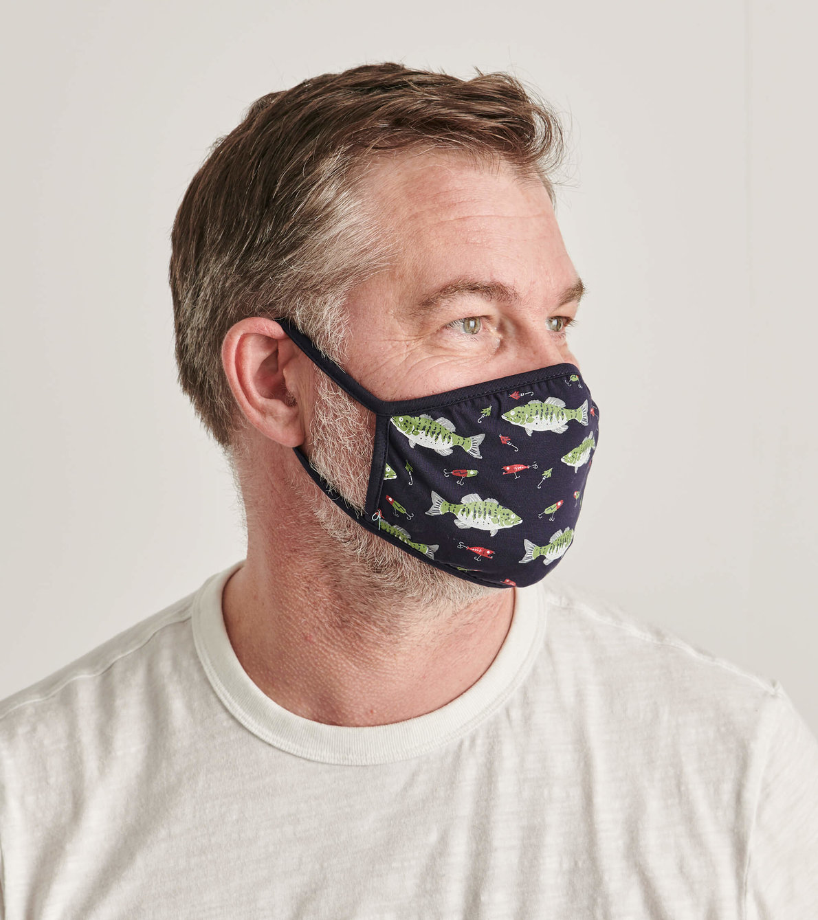 View larger image of Non-Medical Reusable Adult Face Mask - Bass and Lures
