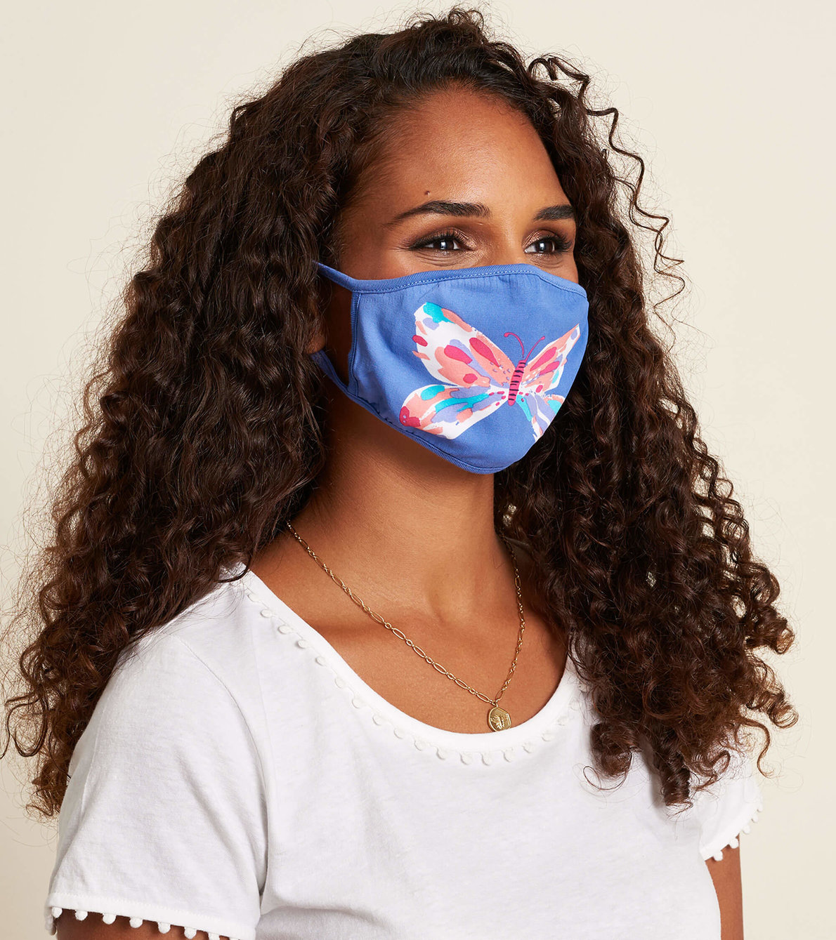 View larger image of Non-Medical Reusable Adult Face Mask - Butterfly