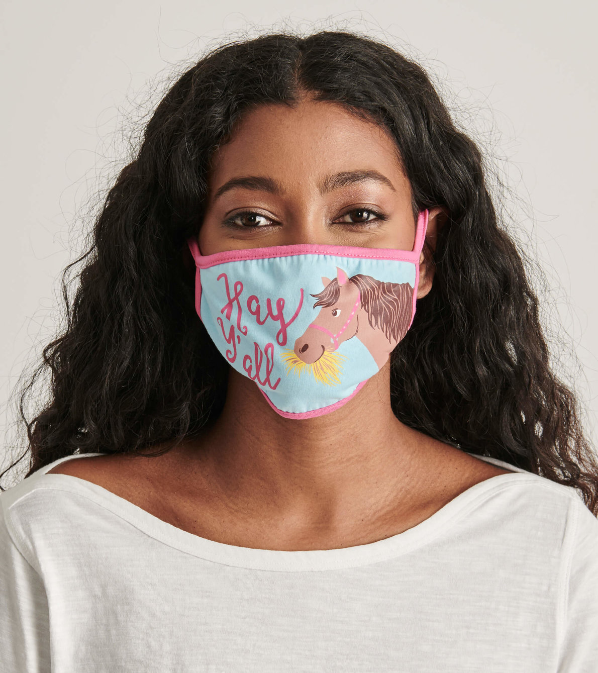 View larger image of Non-Medical Reusable Adult Face Mask - Hay Y'all