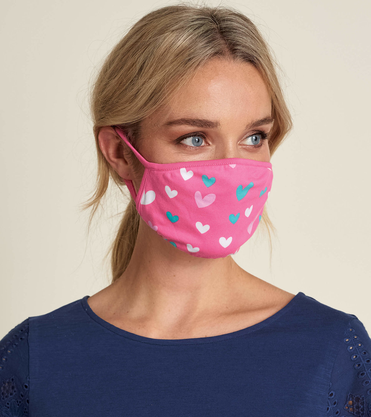 View larger image of Non-Medical Reusable Adult Face Mask - Hearts