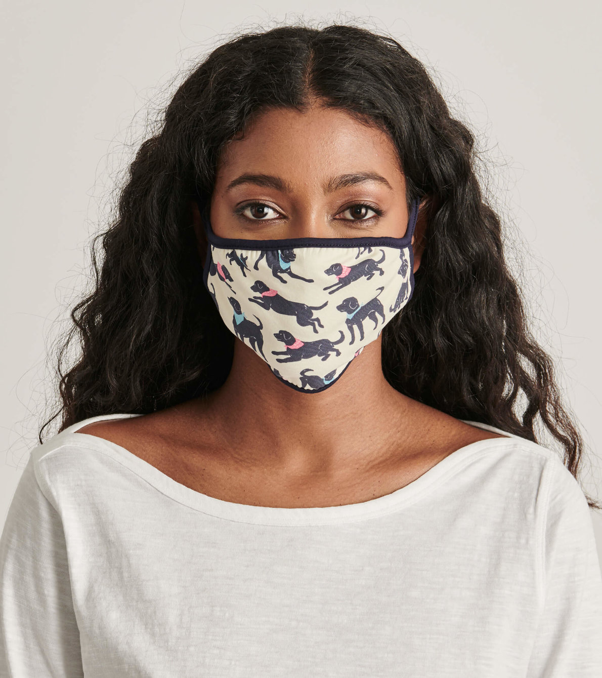 View larger image of Non-Medical Reusable Adult Face Mask - Labs with Bandanas