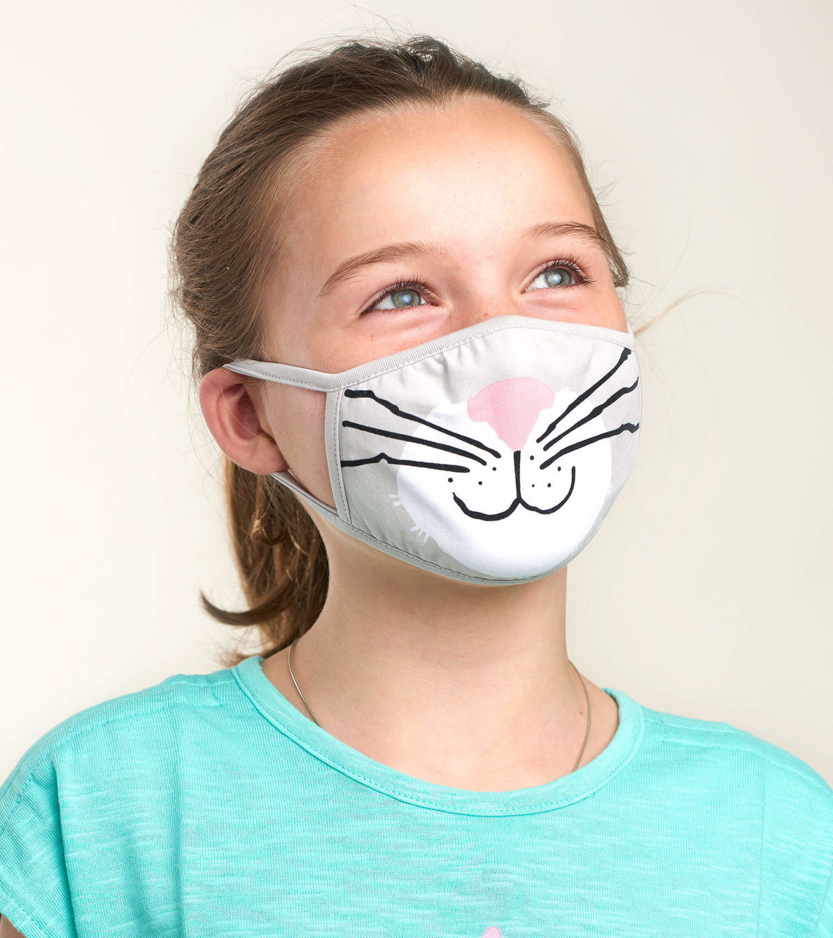 View larger image of Non-Medical Reusable Toddler Face Mask (ages 2-5) - Cat