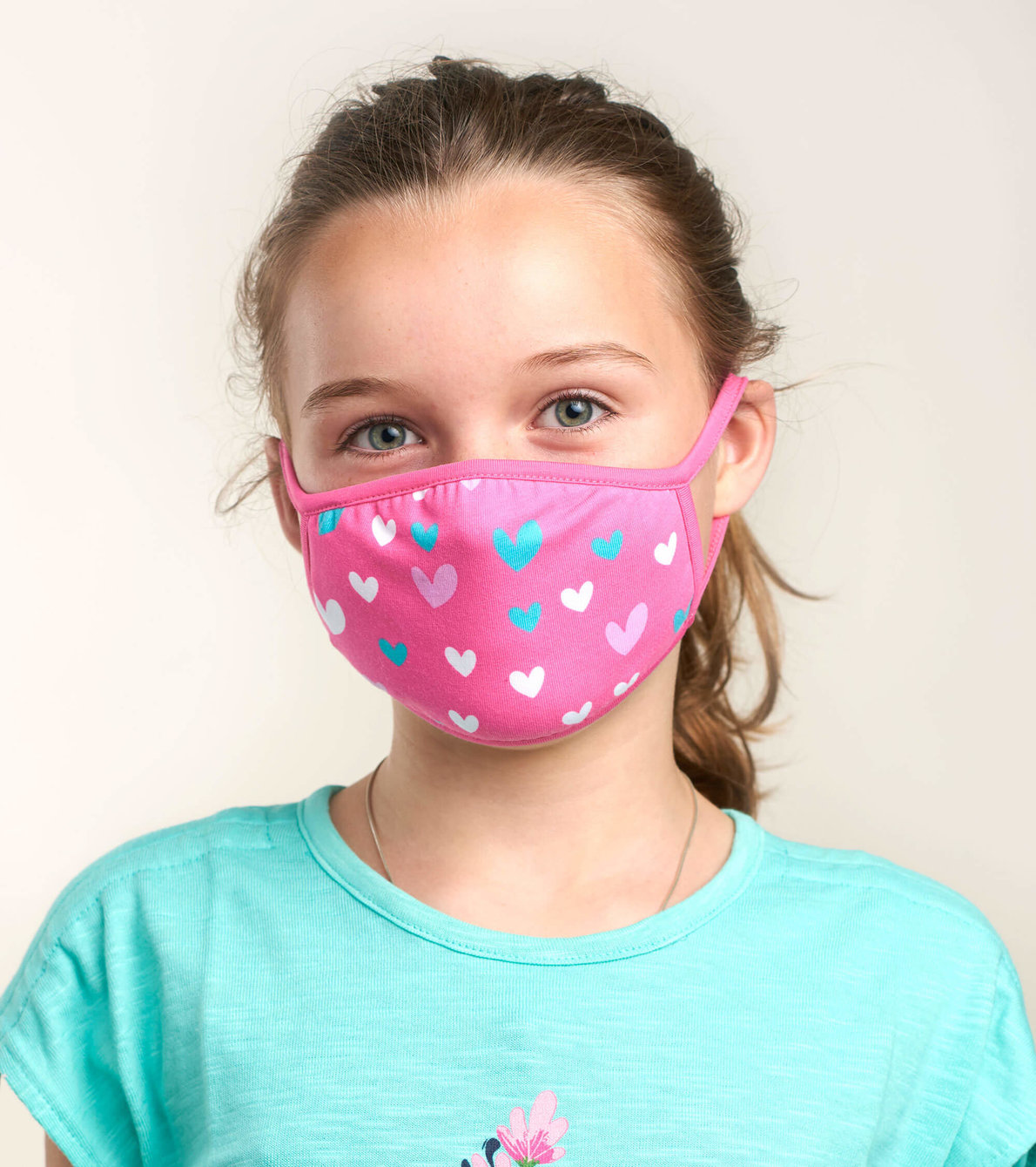 View larger image of Non-Medical Reusable Kids Face Mask - Hearts