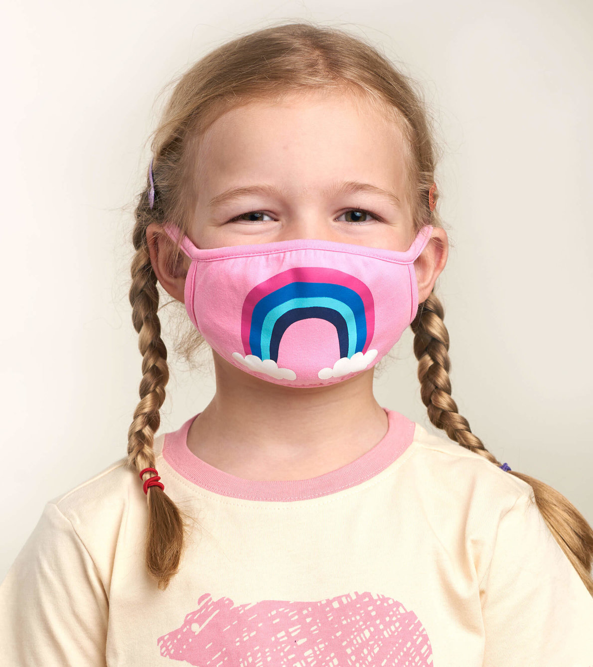 View larger image of Non-Medical Reusable Kids Face Mask - Rainbow