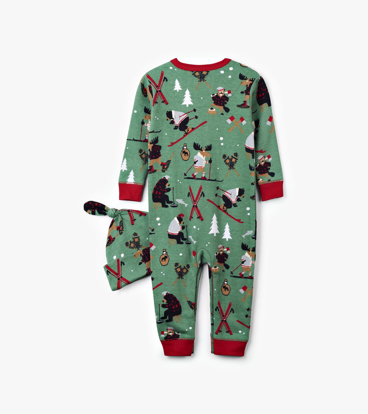 View larger image of Northern Winter Baby Coverall with Hat